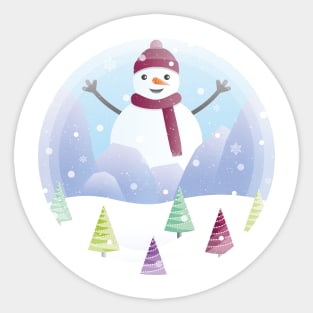 Ancient Snow God-2 Sticker